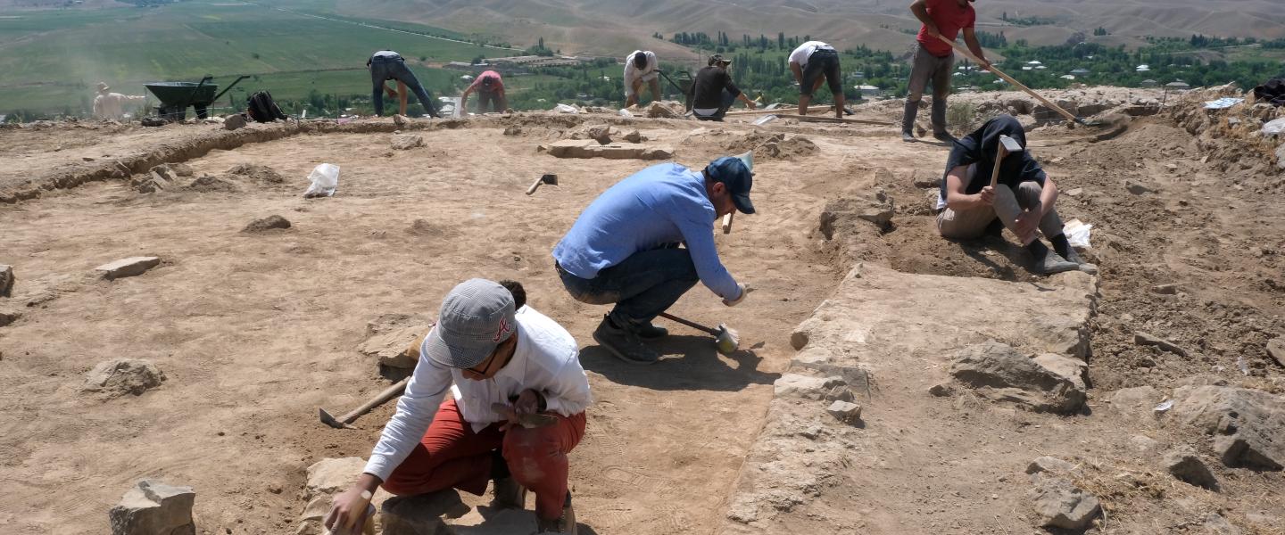Excavations at Oglanqala, Azerbaijan, 2019